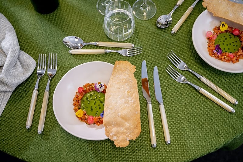 Wedding menu tasting